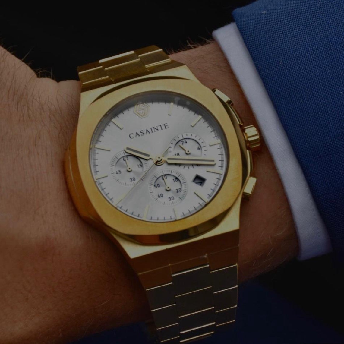 Gold Casainte Watch
