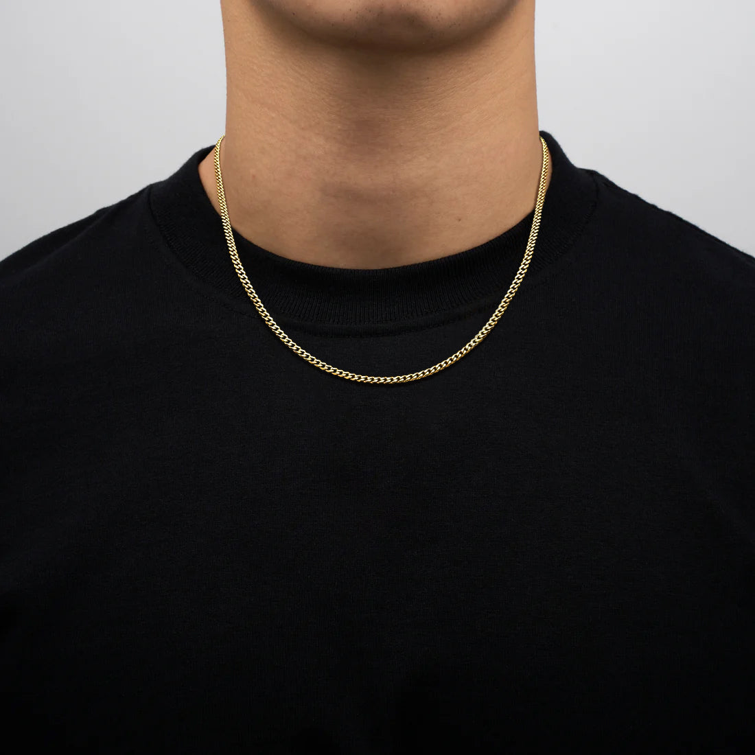 3mm Cuban Chain Gold