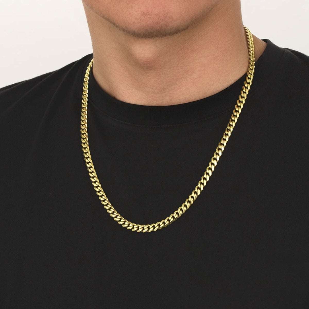 6mm Cuban Chain Gold