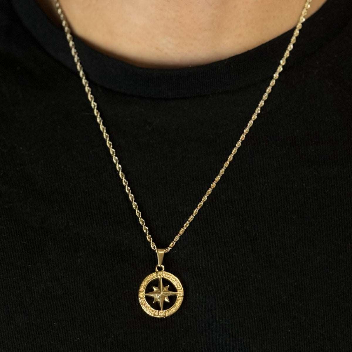 Compass Pendant Necklace