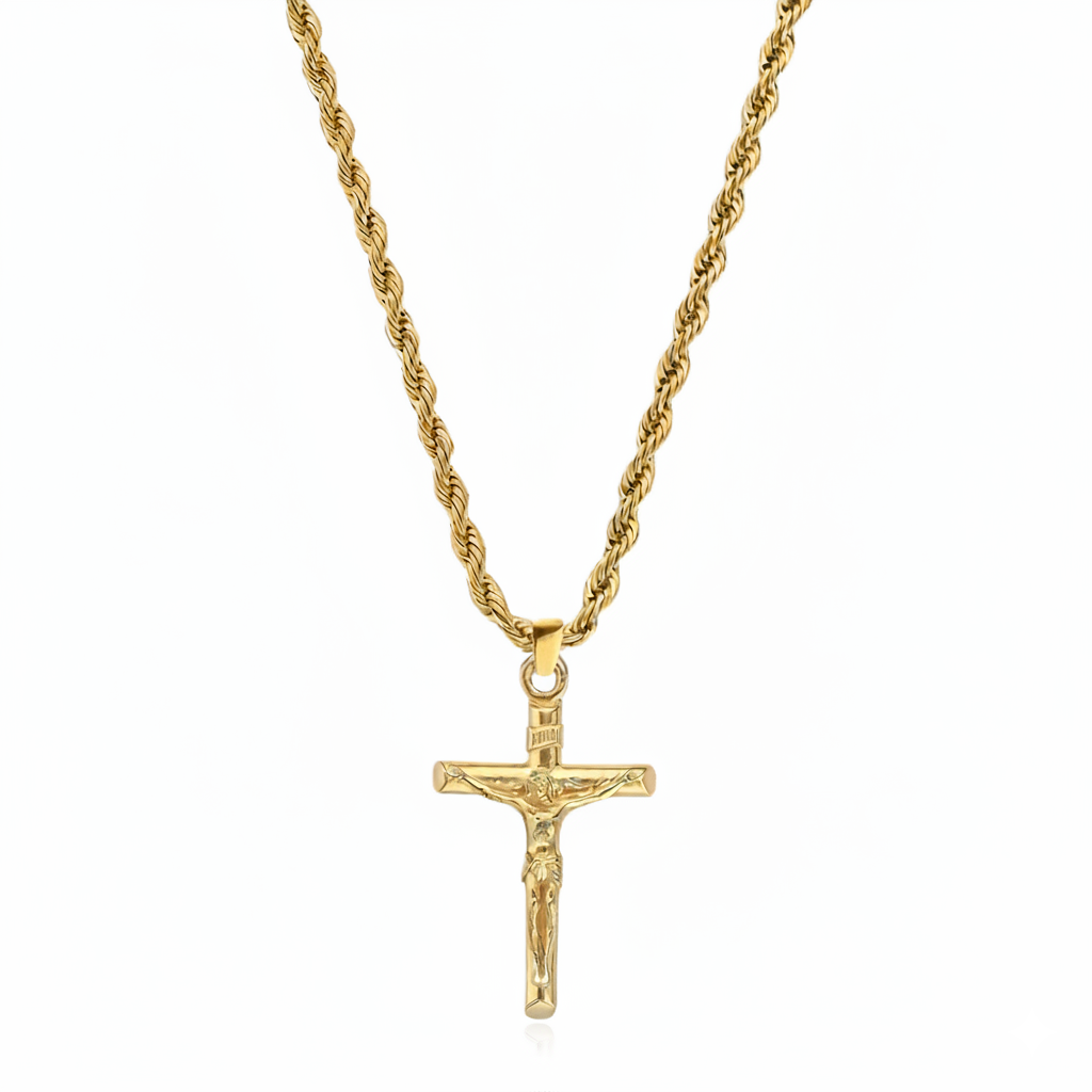 Cross Necklace Gold