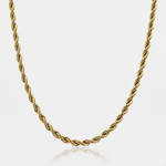 6mm Rope Chain Gold