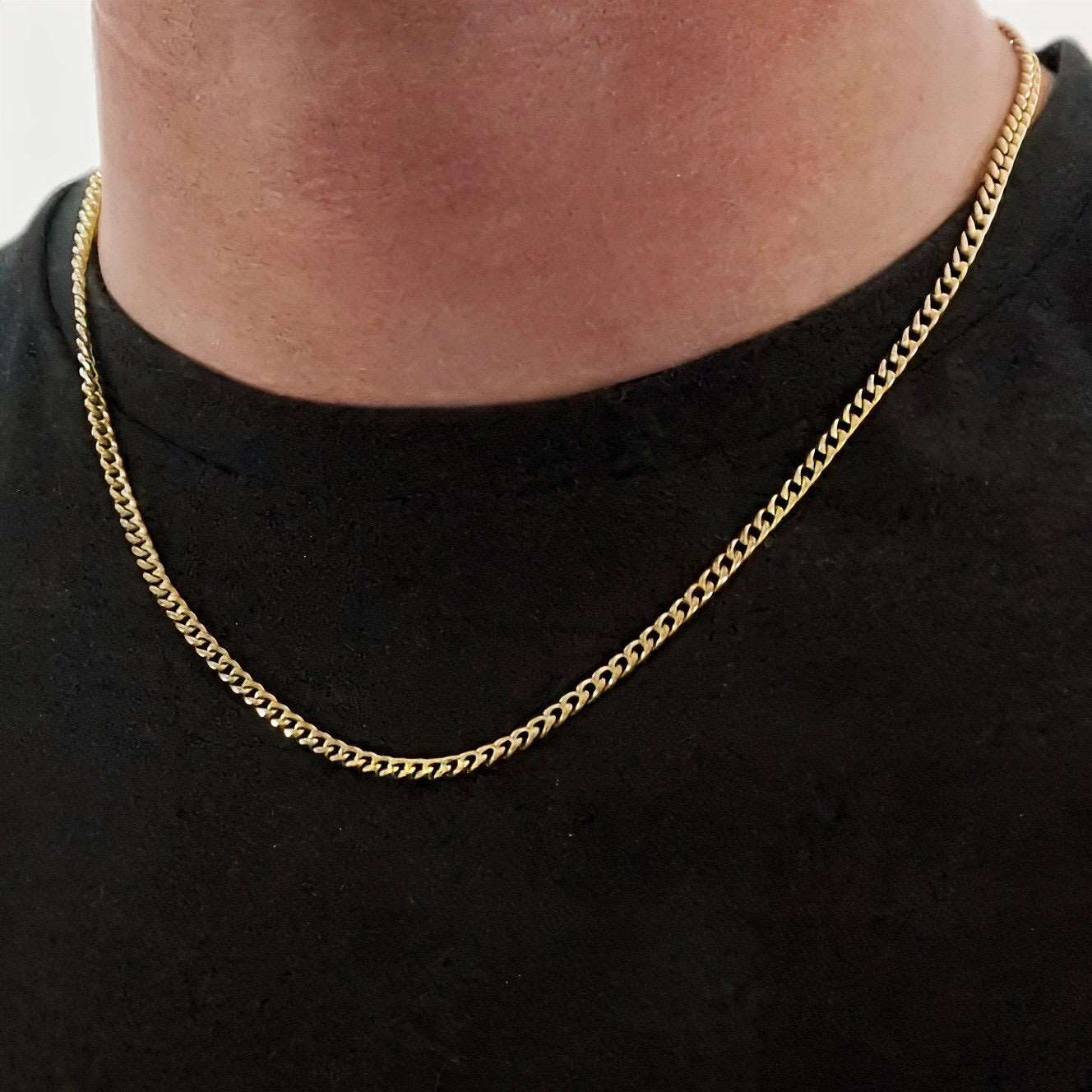 3mm Cuban Chain Gold