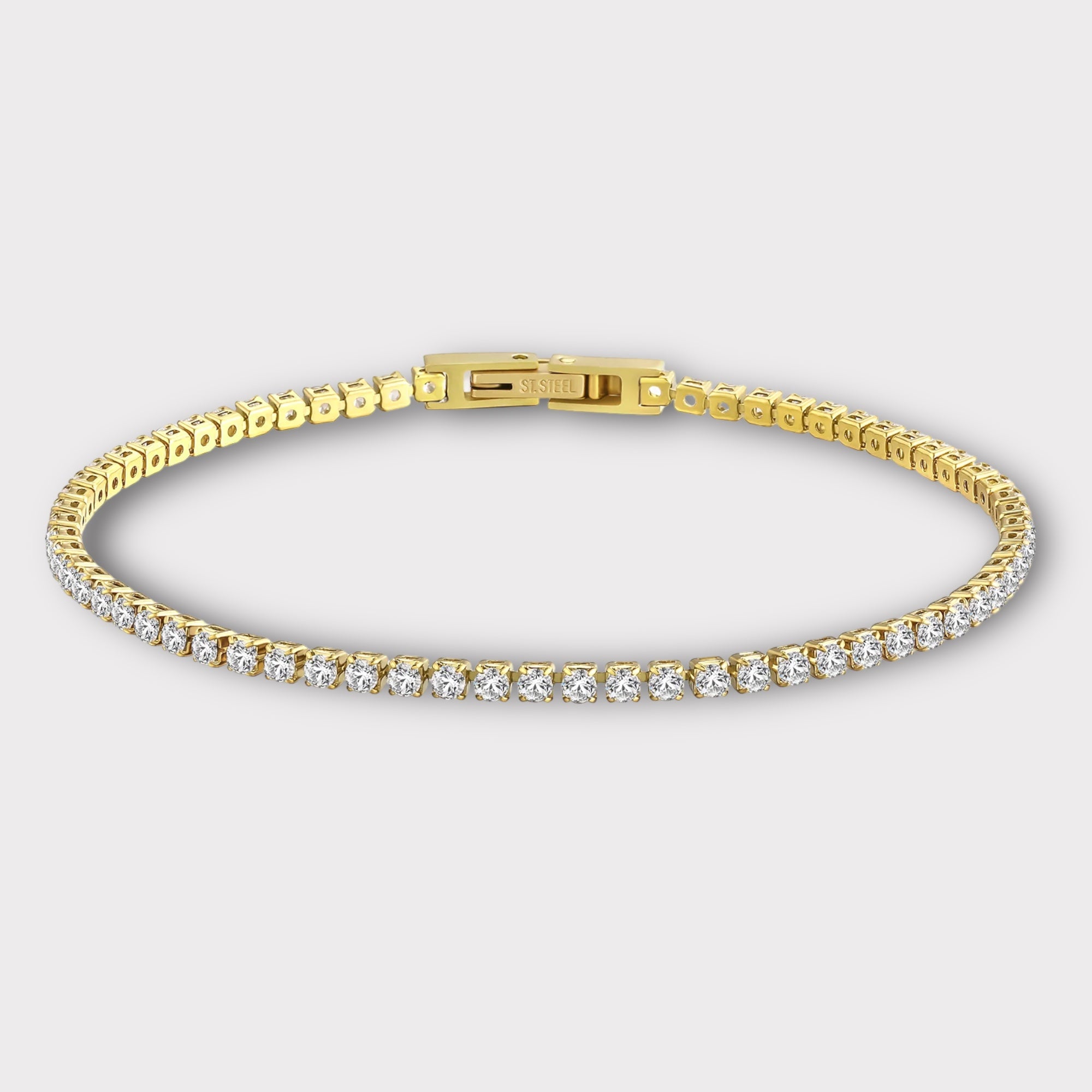 Gold Tennis Bracelet