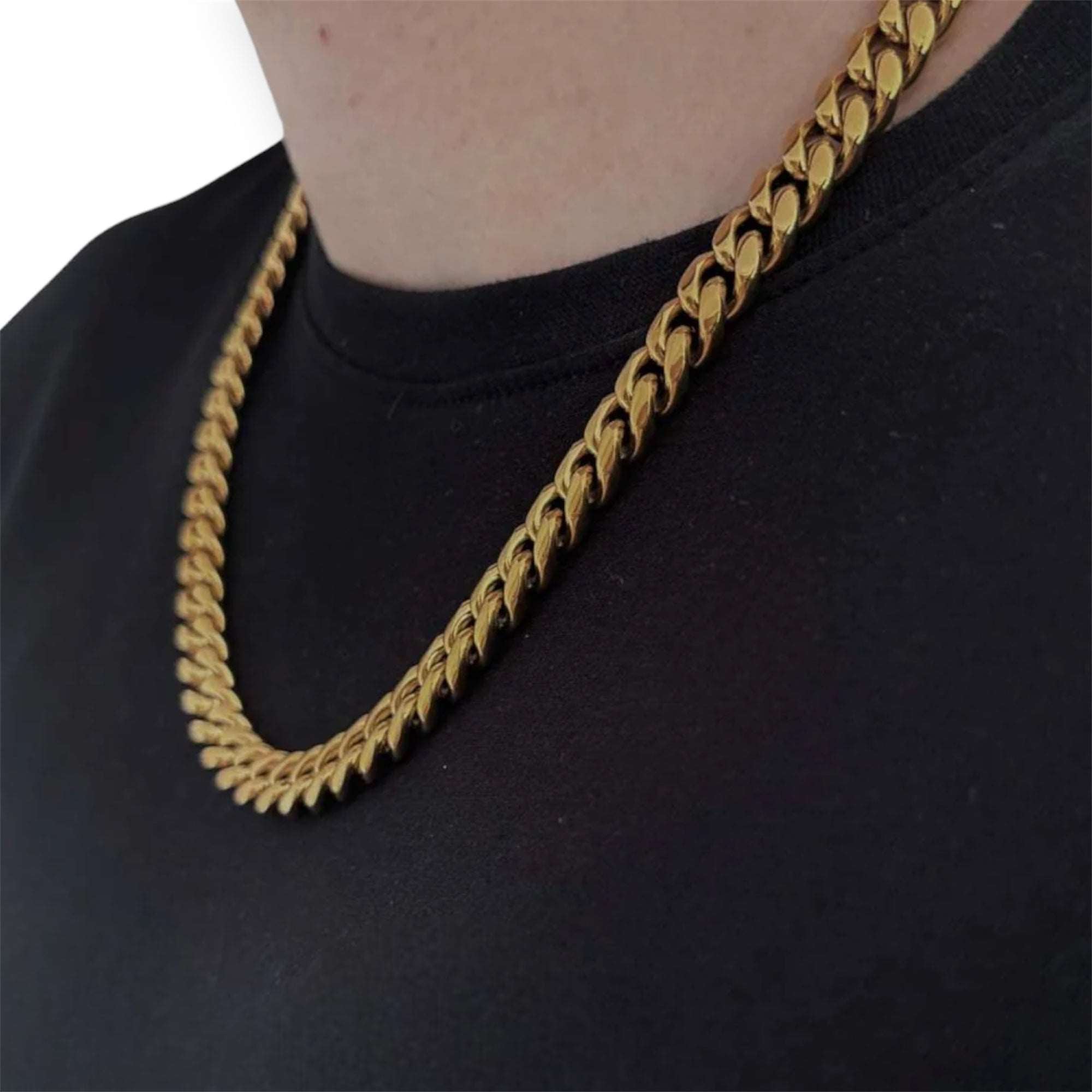 10mm Cuban Chain Gold