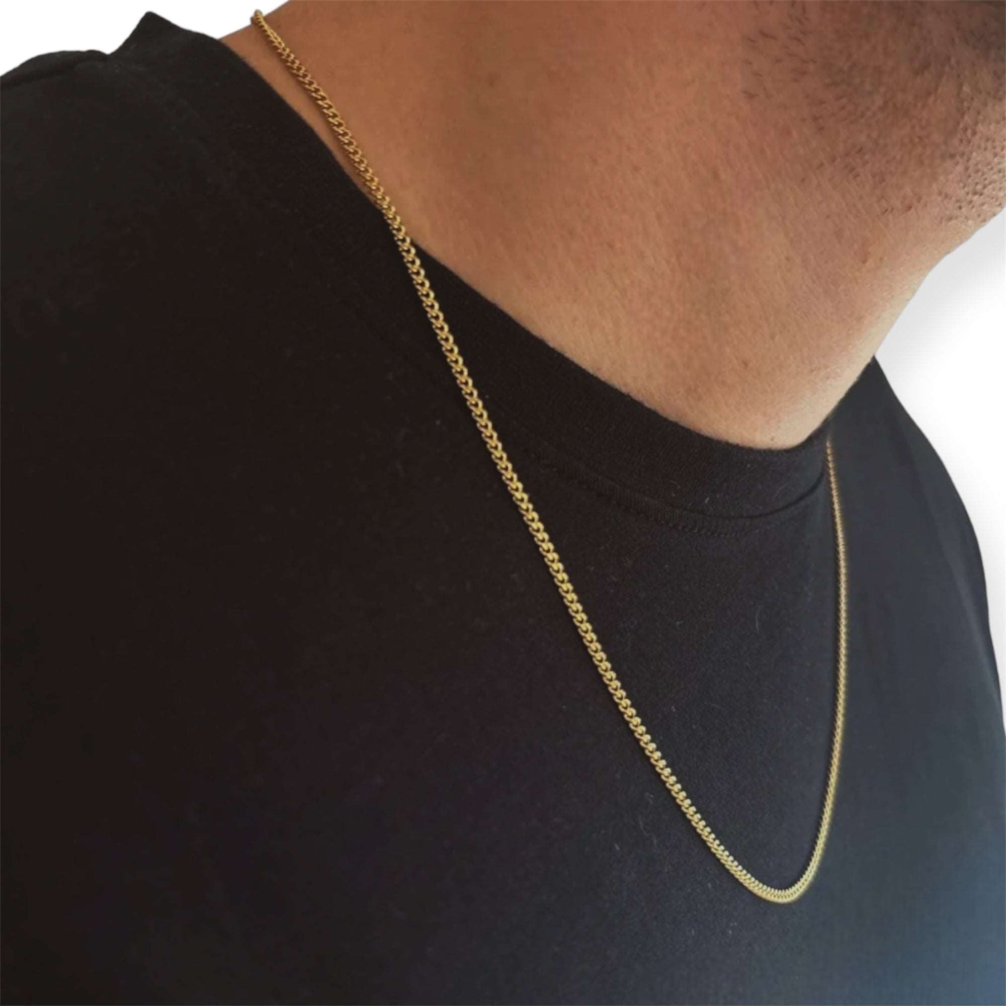 2mm Cuban Chain Gold