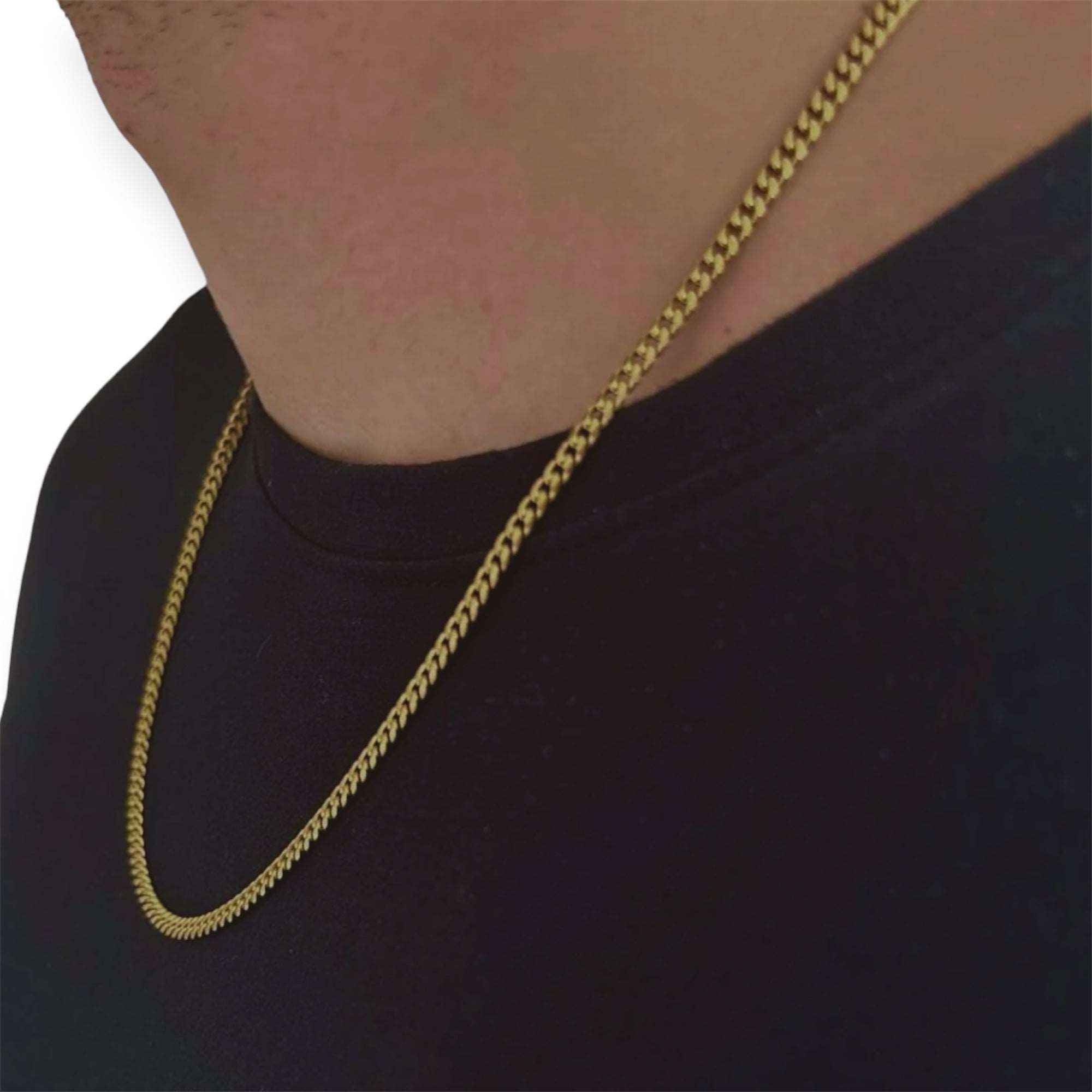 3mm Cuban Chain Gold