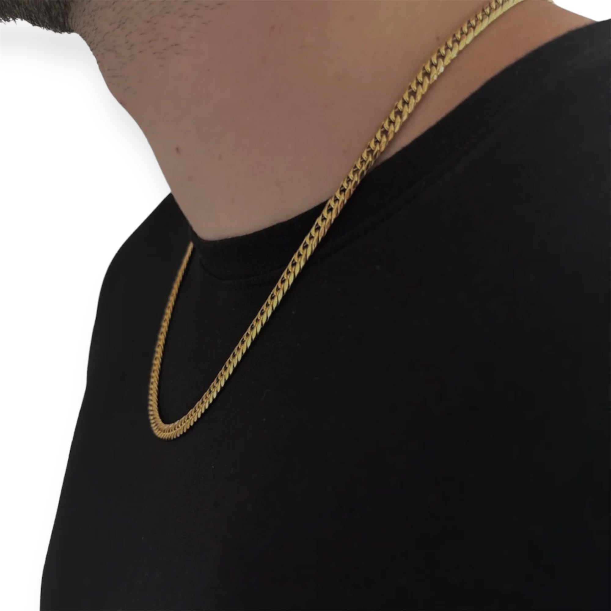 6mm Cuban Chain Gold