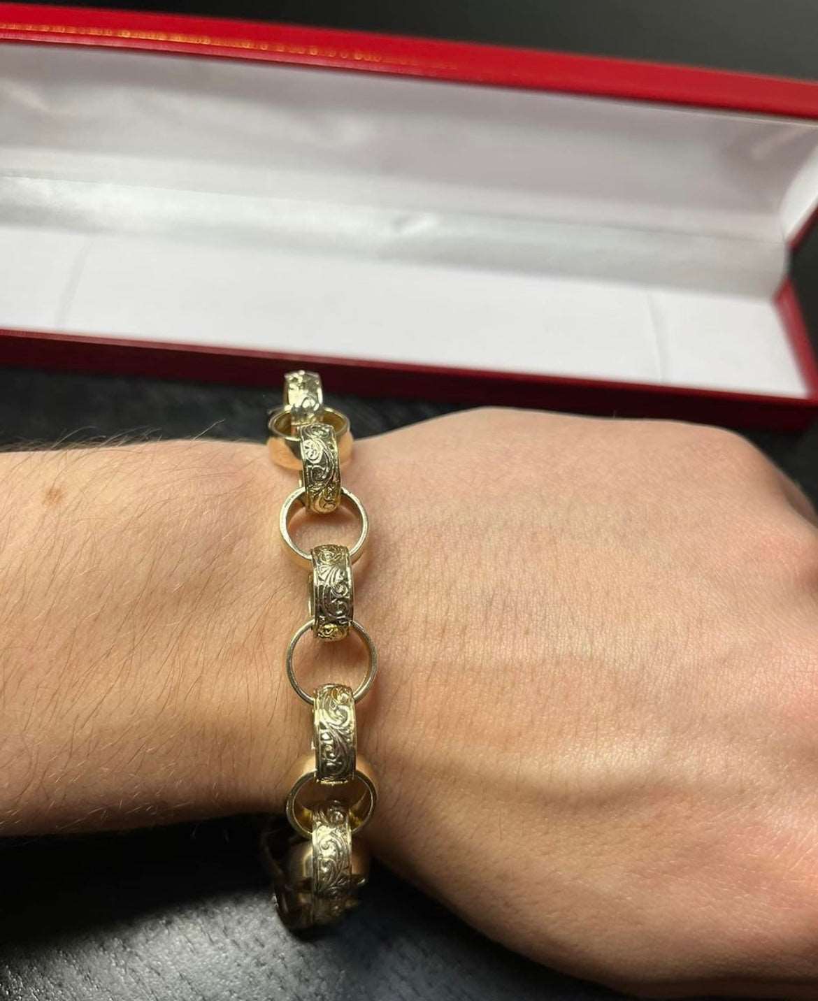 9ct Belcher M Bracelet