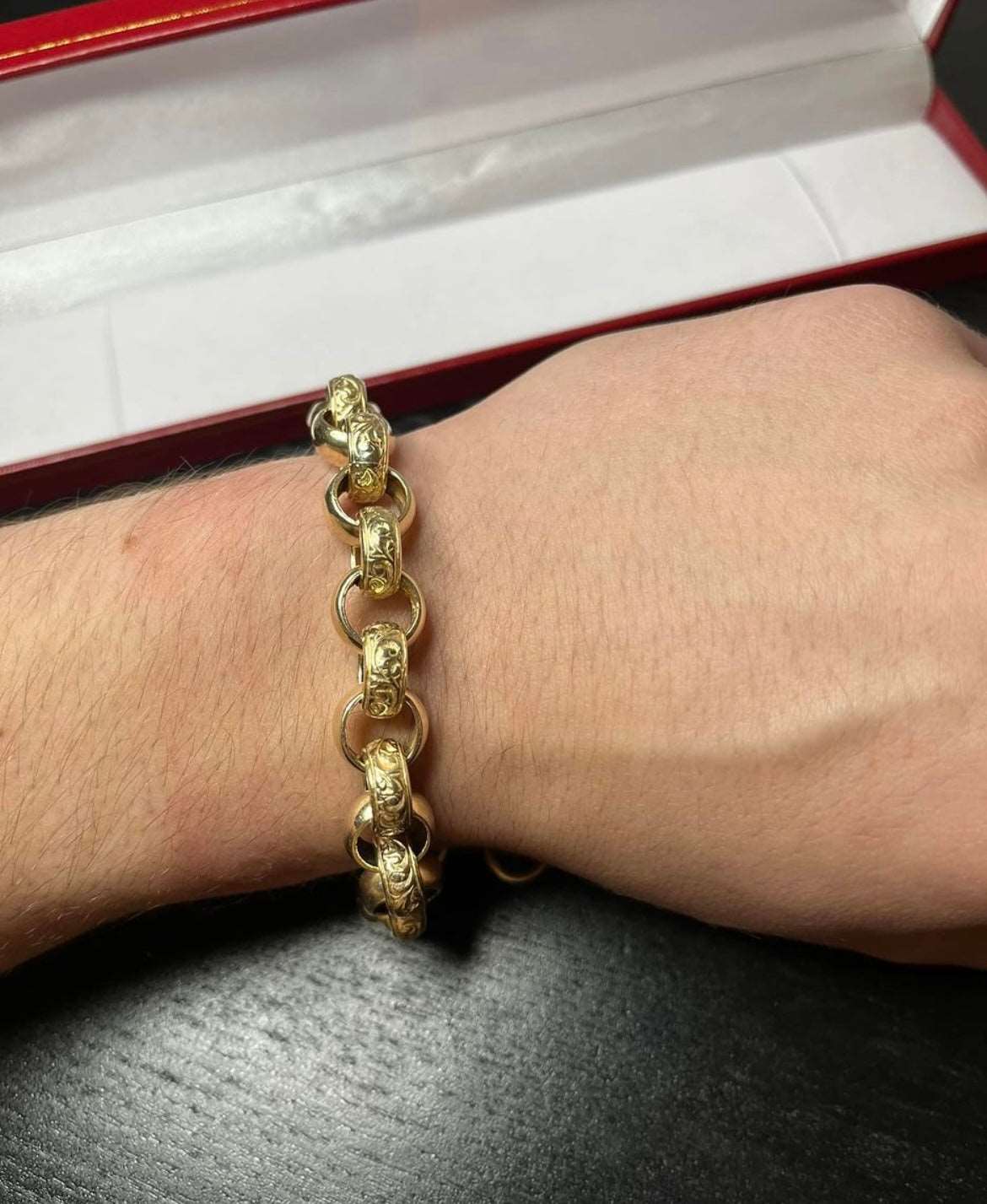 9ct Belcher L Bracelet