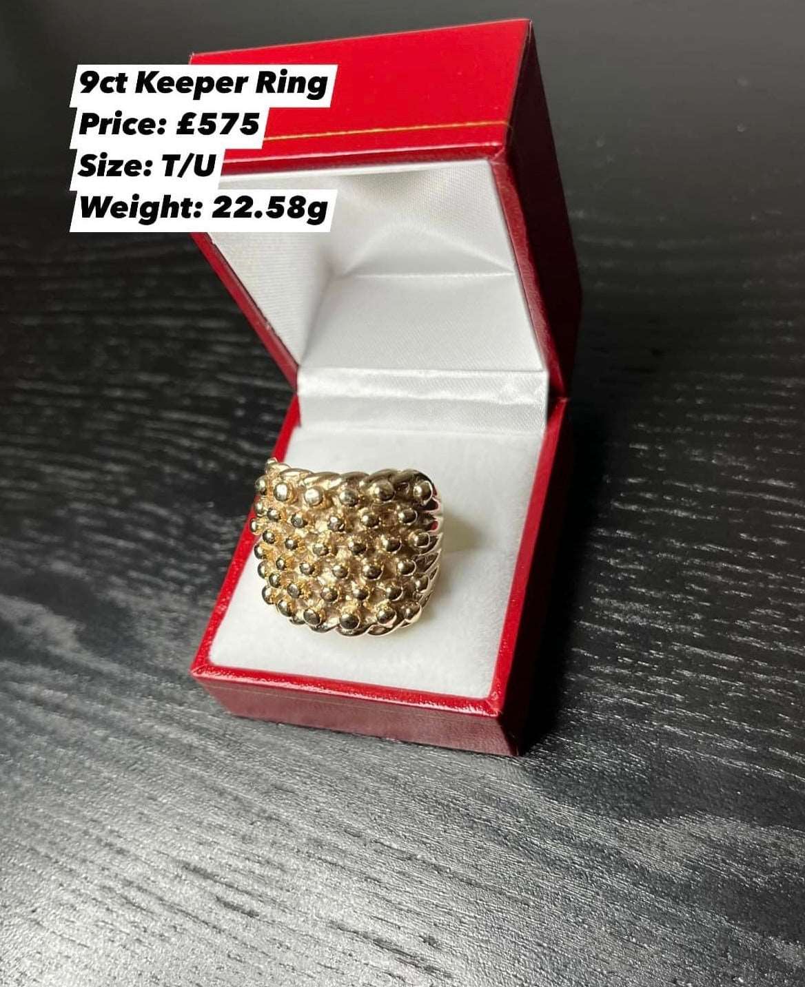 9ct Keeper Ring