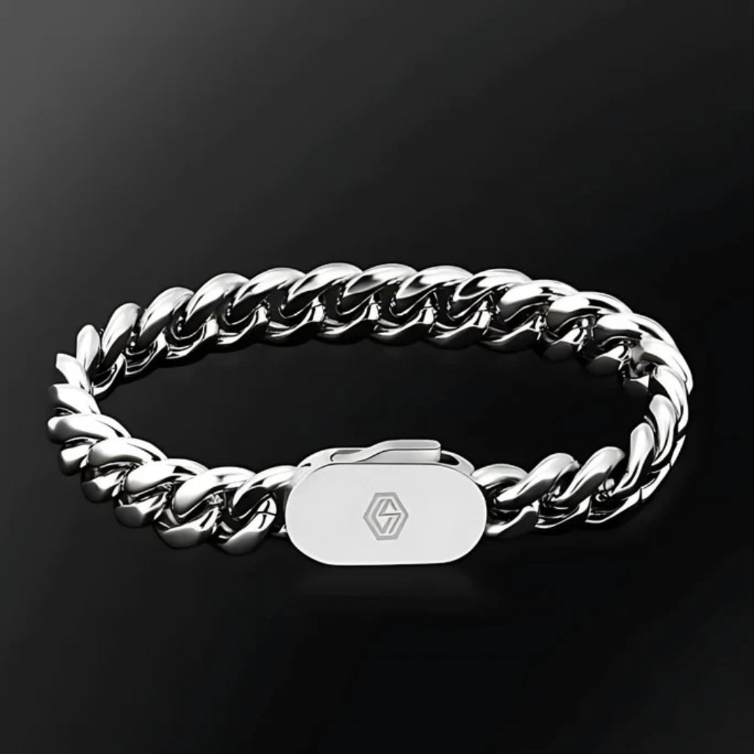 10mm Cuban Bracelet Silver