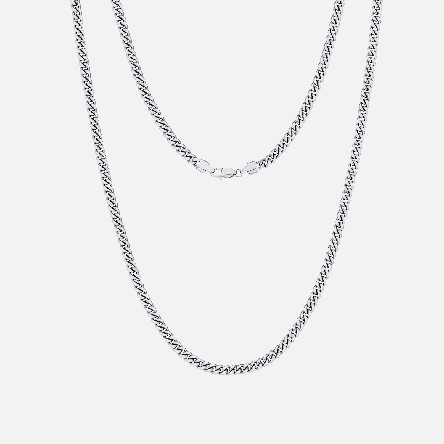 3mm Cuban Chain Silver