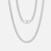 6mm Cuban Chain Silver - Casainte