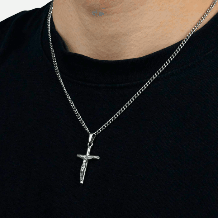 Cross Necklace Silver - Casainte