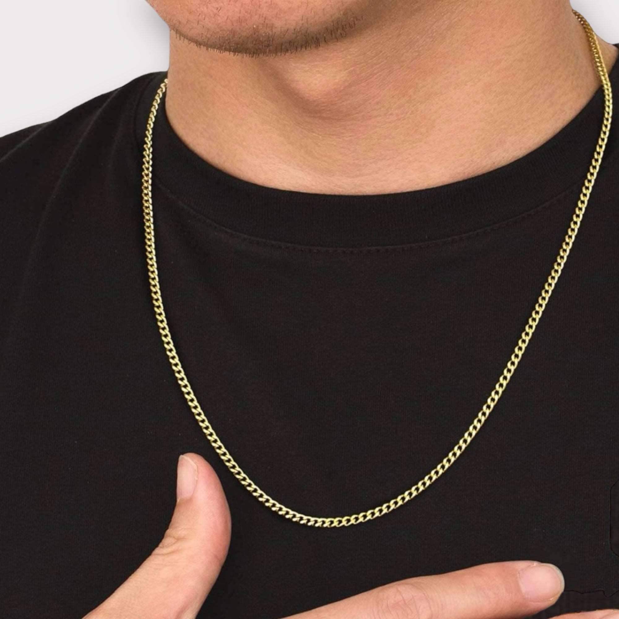 3mm Cuban Chain Gold